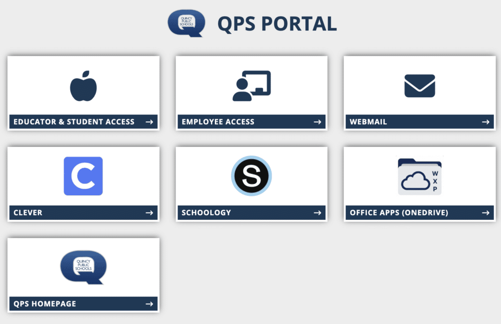 portal.qps.org landing page