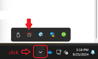 Uniflow taskbar icon