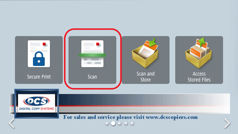 Canon Copier Uniflow scan icon